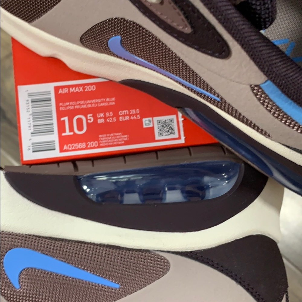 NIKE AIR MAX 200 plum eclipse/university blue Men’ - Picture 12 of 16